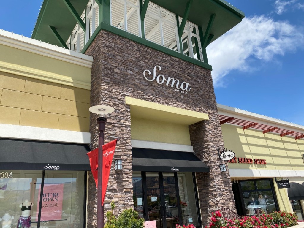 exterior of Soma boutique