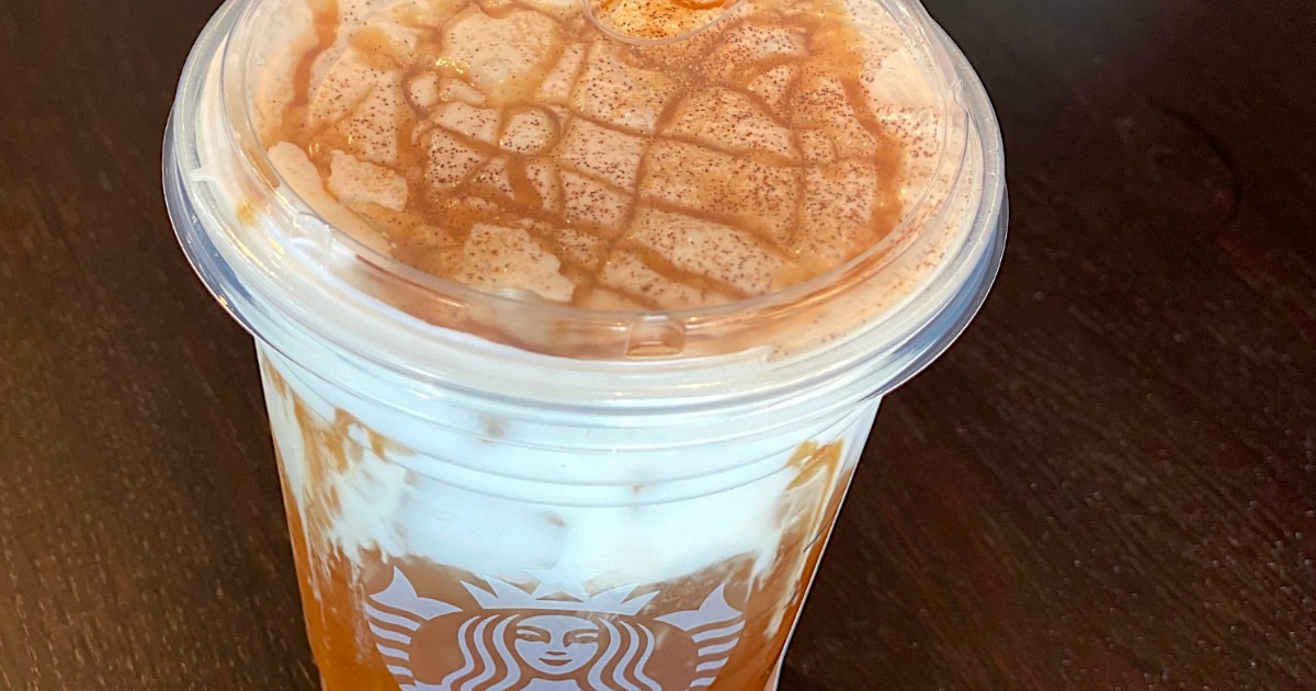 Starbucks apple pie drink