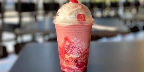 This Starbucks Strawberry Cheesecake Drink Hack is the Best Summer Dessert in a Cup!