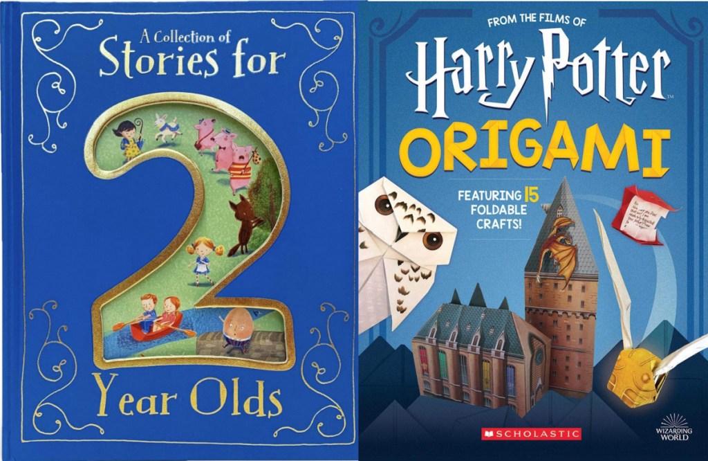 stories for 2 year olds and harry potter origami book titles