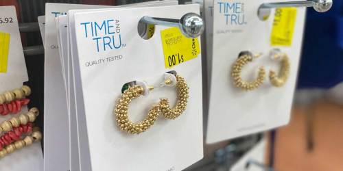 Time & Tru Earrings Only $1 at Walmart (Regularly $5+)