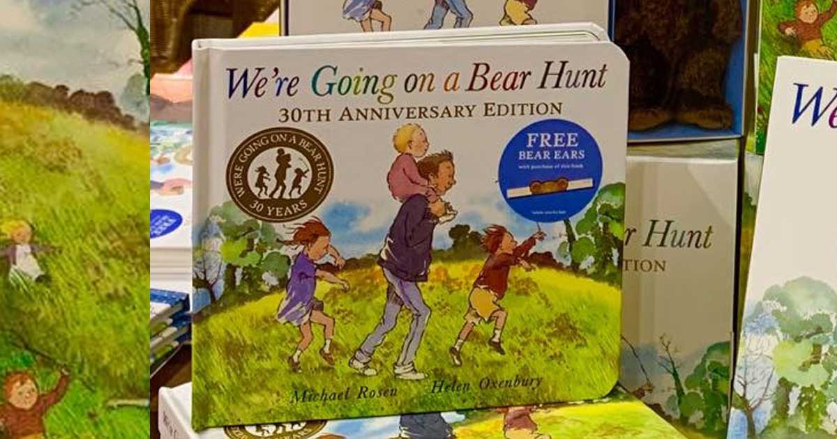 we're going on a bear hunt board book