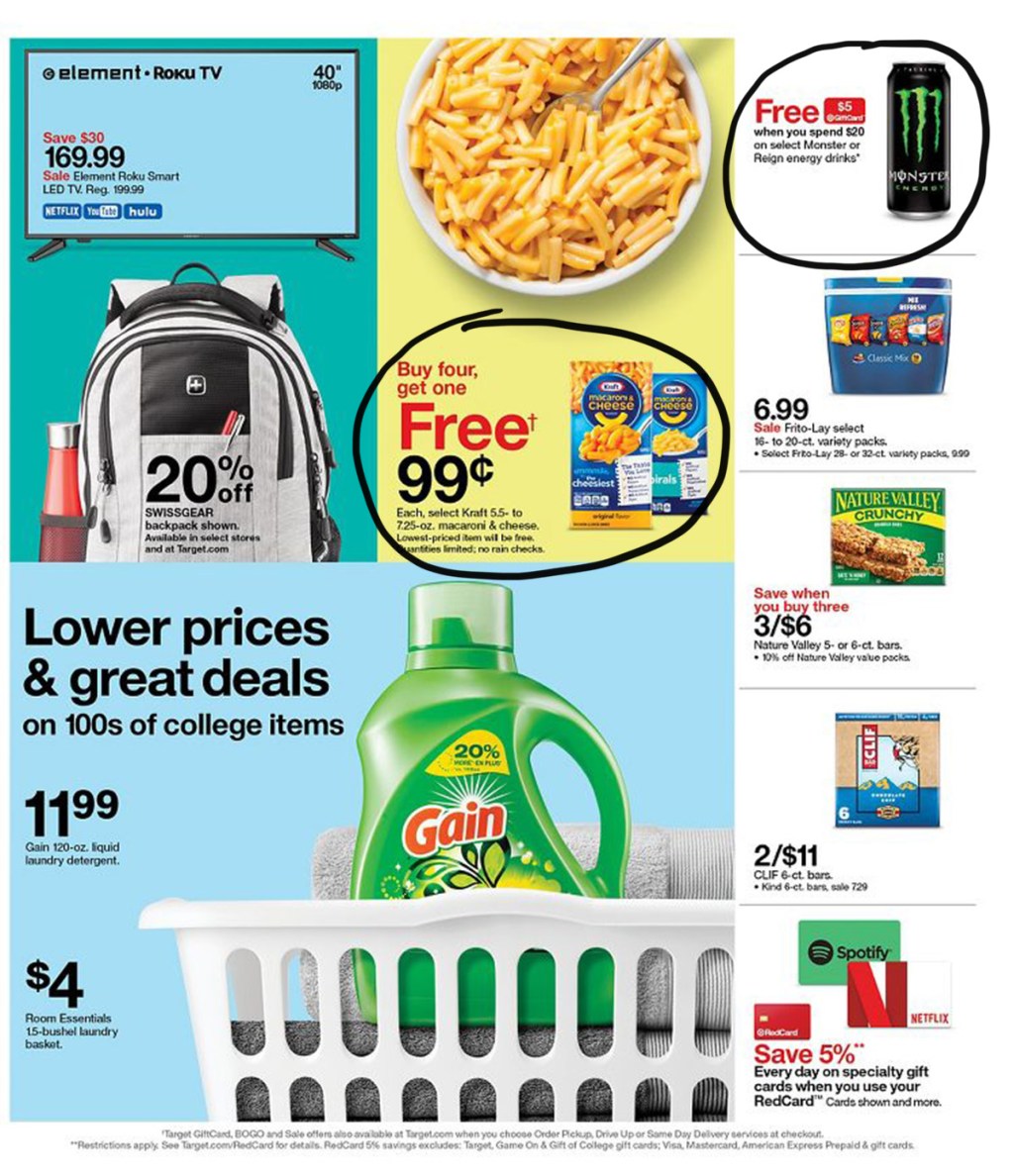 target ad scan