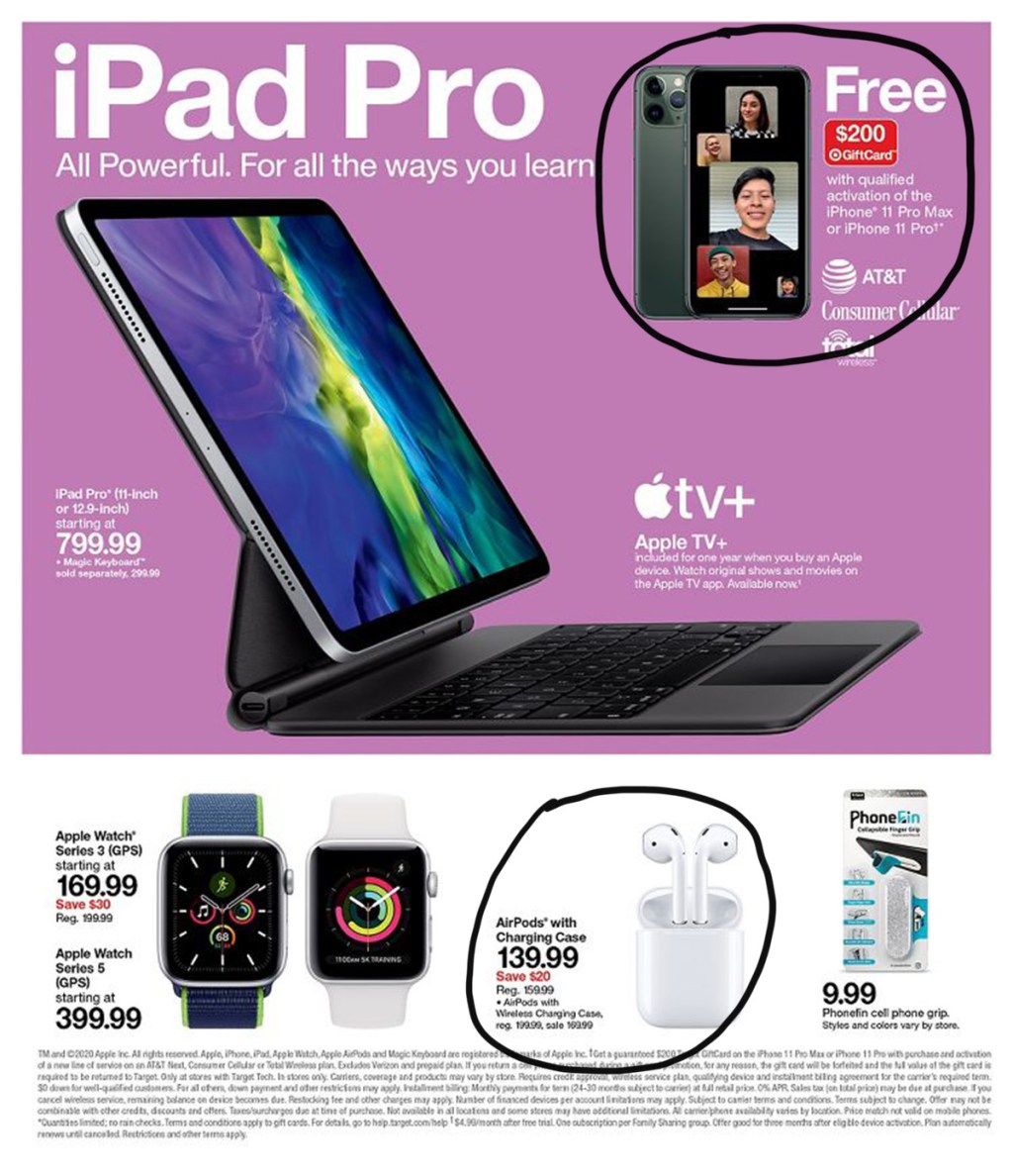 target ad scan