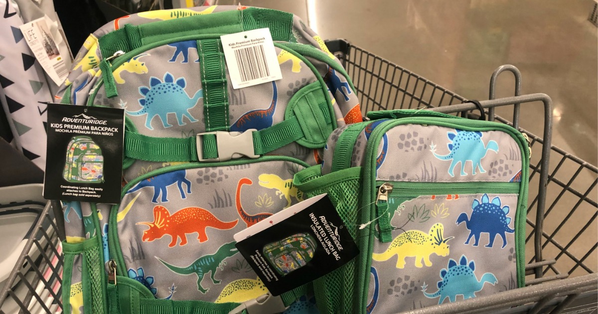 kids backpack with lunchbox