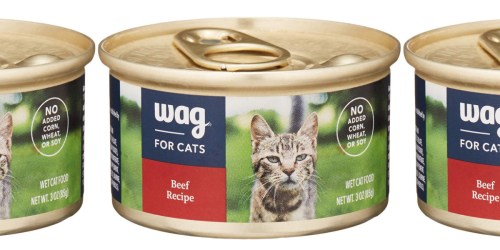 Wag Cat Food Cans 24-Pack Only $10.99 Shipped on Amazon | Just 46¢ Per Can