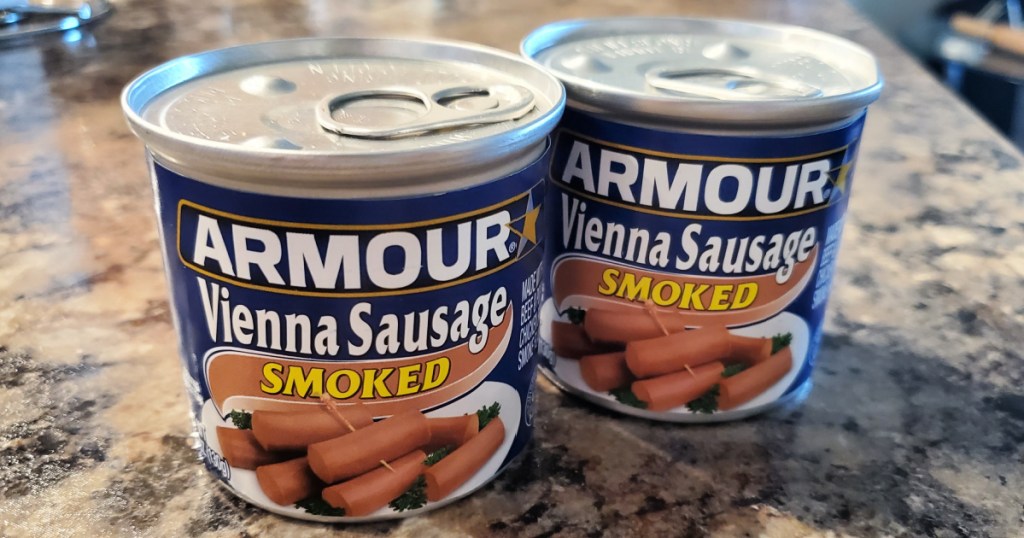 Armour Star 6-Pack Smoked Vienna Sausage cans