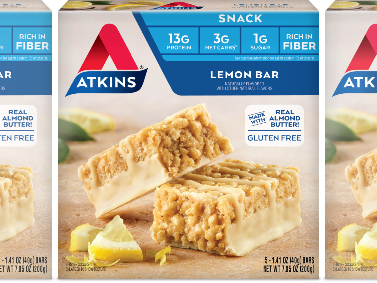 Atkins Lemon Snack Bars