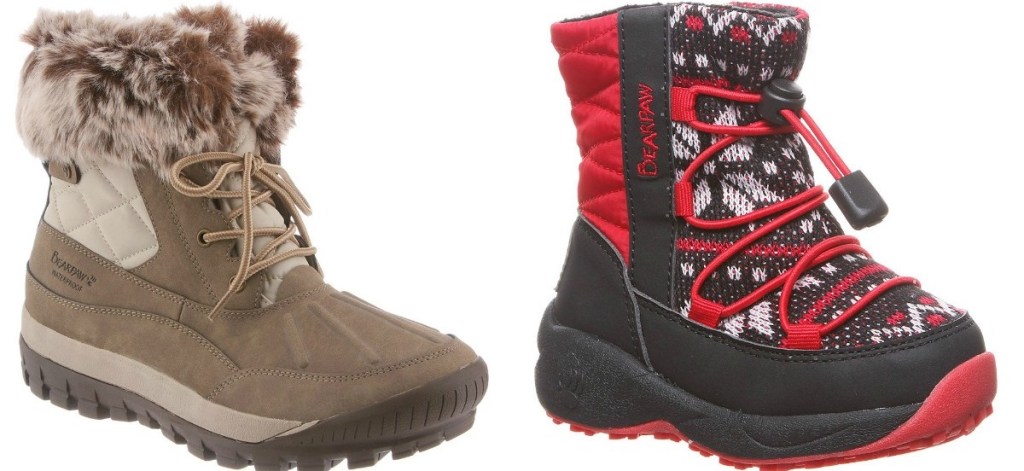 women's and kids winter boot