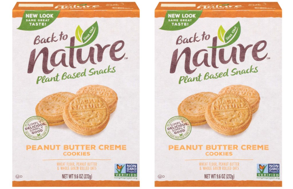 Back to Nature Peanut Butter Creme Cookies