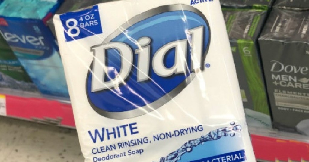 dial white bar soap 8-count in box