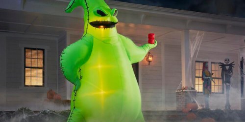 This 10.5-Foot Disney Oogie Boogie Inflatable is Now Available at Home Depot