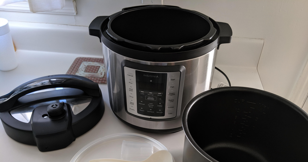 insignia 6 quart pressure cooker