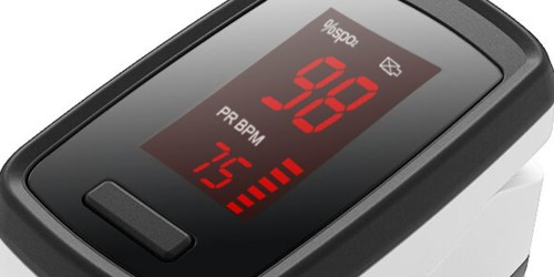 This Blood Oxygen Pulse Rate Monitor is Portable, Gives Results in Seconds & Only $12.99 on Walmart.com