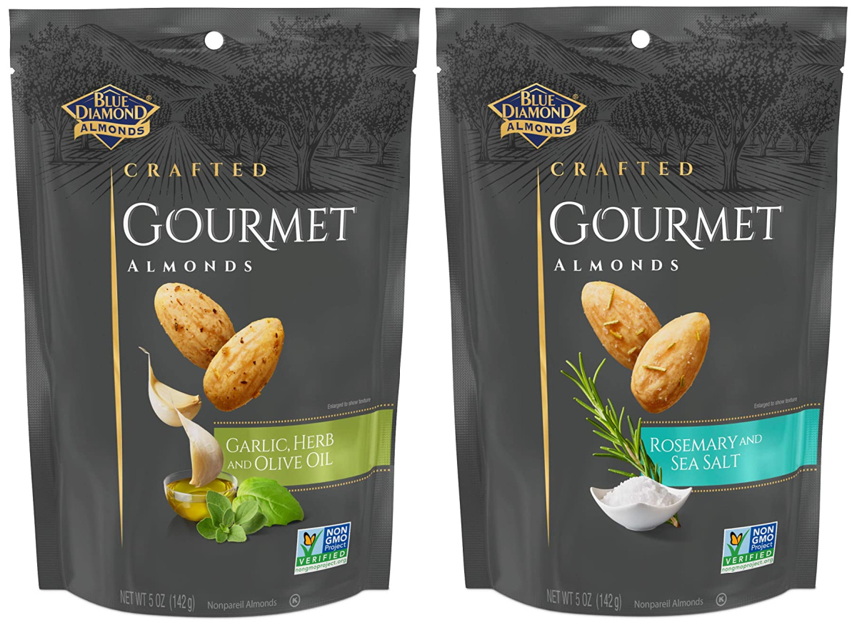 Blue Diamond Gourmet Almonds 5oz Bags from $2.66 Shipped on Amazon