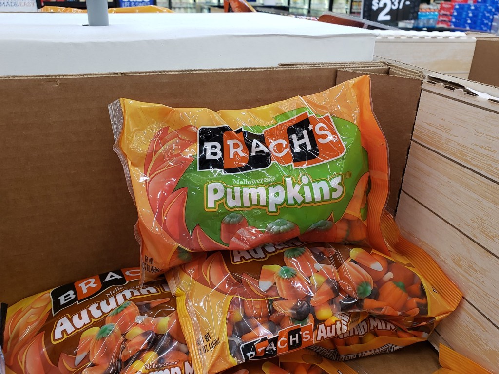  Brach's Candy Corn, Autumn Mix, & Mellowcreme Pumpkin Mix (  Pack of 3) 16.2 oz Bags Halloween Candy