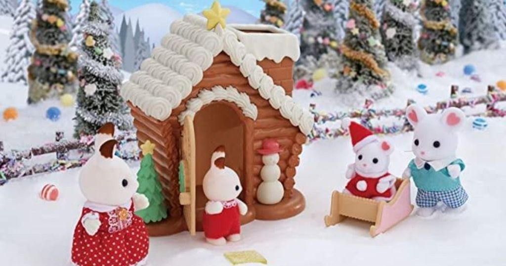 calico critters gingerbread house playset