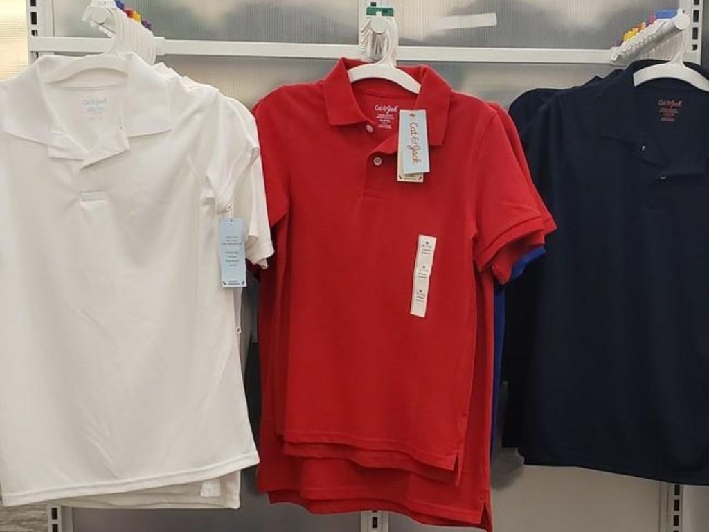 polo shirts at Target