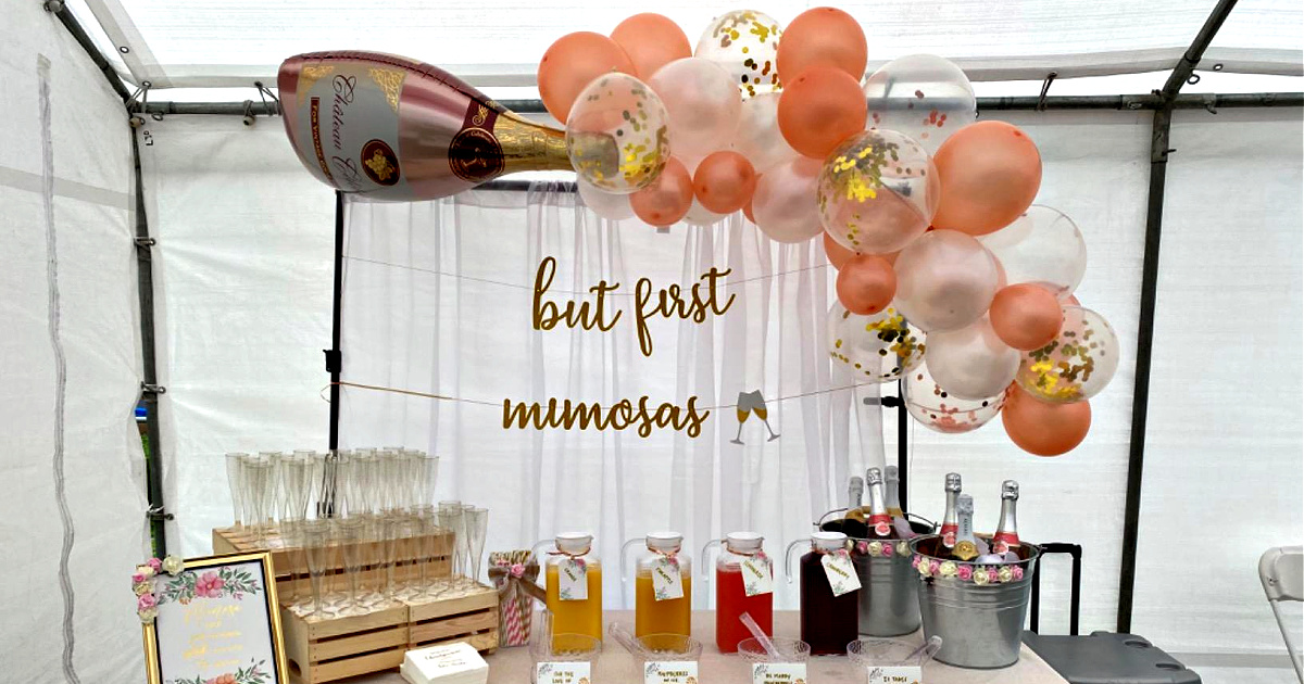 Champagne Bottle Balloons Party Decorations,Confetti Birthday Balloon Arch for 