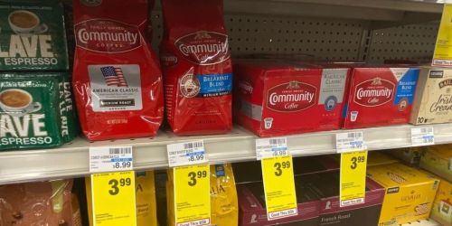 Community Coffee Bags or K-Cups Just 99¢ After Cash Back at CVS (Regularly up to $10)