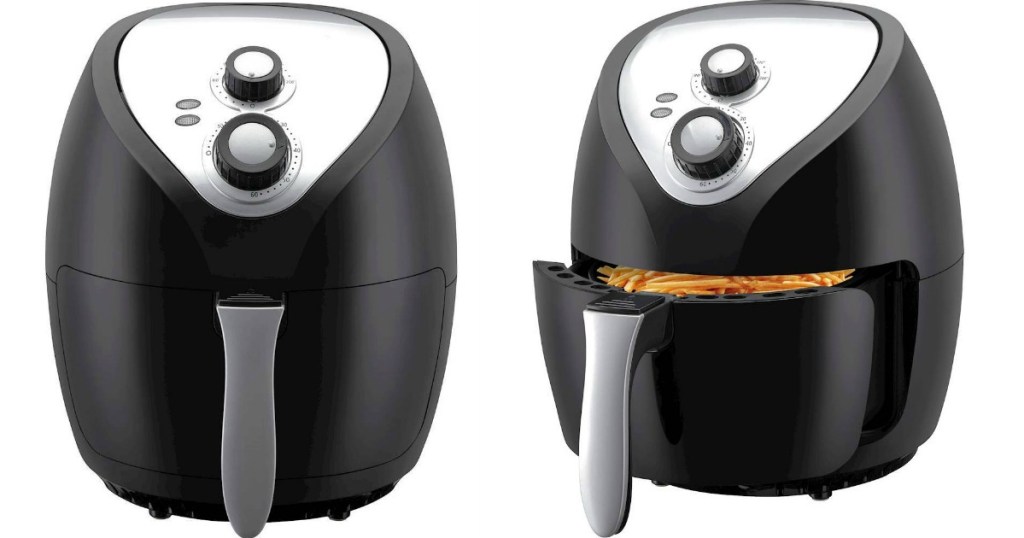 Emerald-Air-Fryer opened and closed