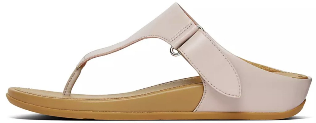light pink thong flip flop sandals