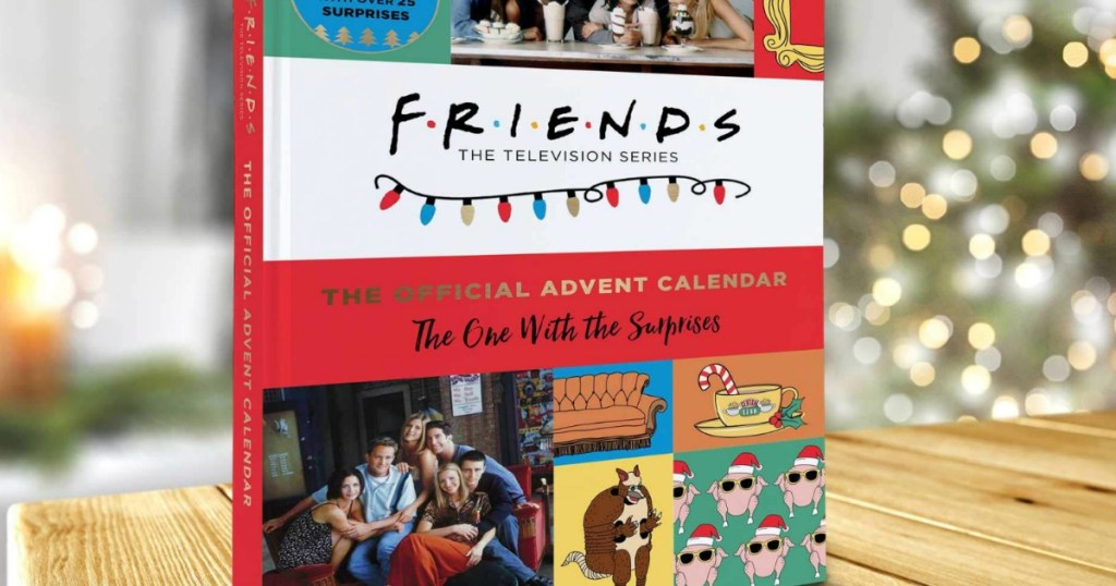 Friends Advent calendar on table