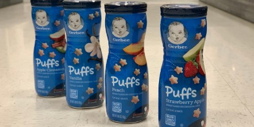 $5 Off $20 Gerber Baby Food Purchase on Amazon | Cereals, Snacks & Purees