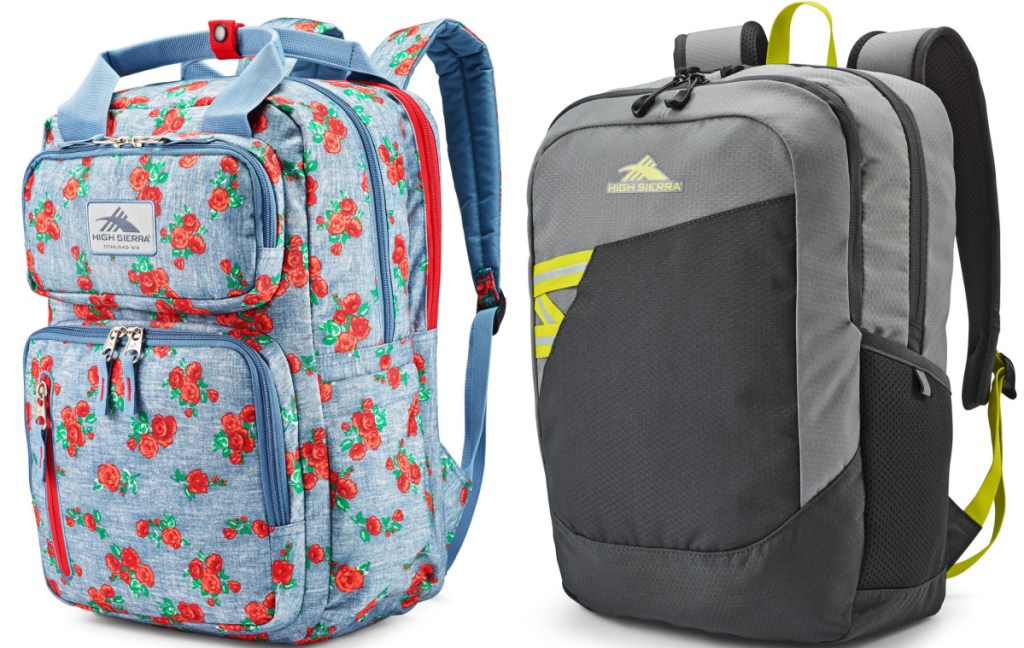 High Sierra Mindie and Outburst Backpacks