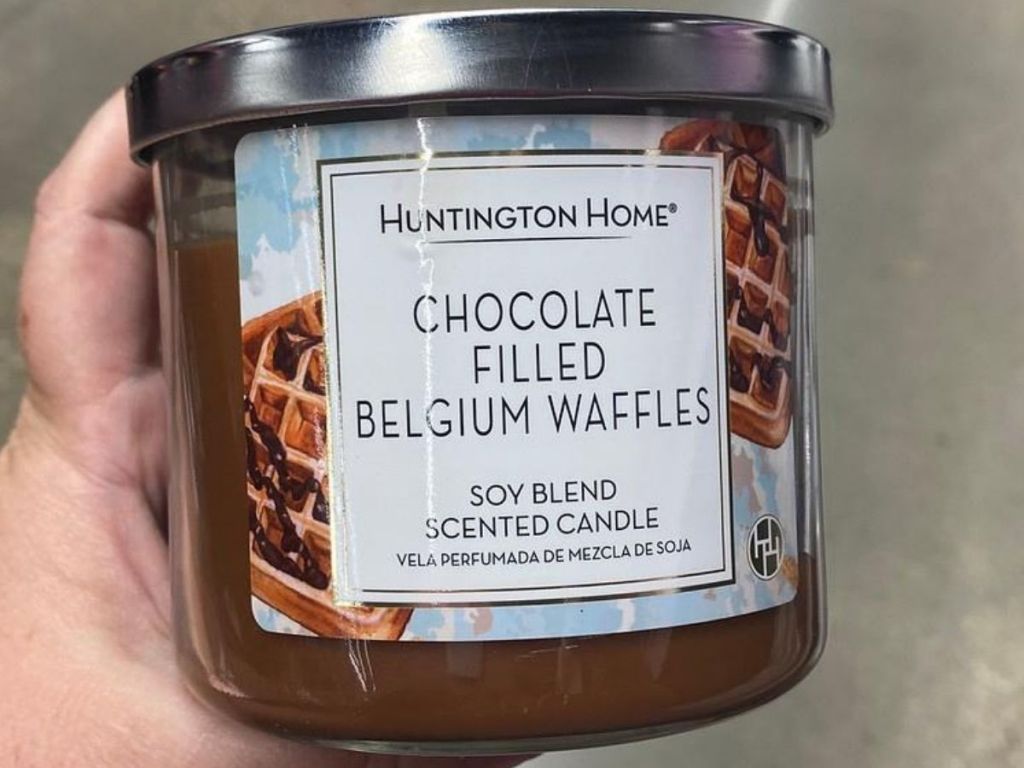 Huntington Home Chocolate Filled Belgium Waffles