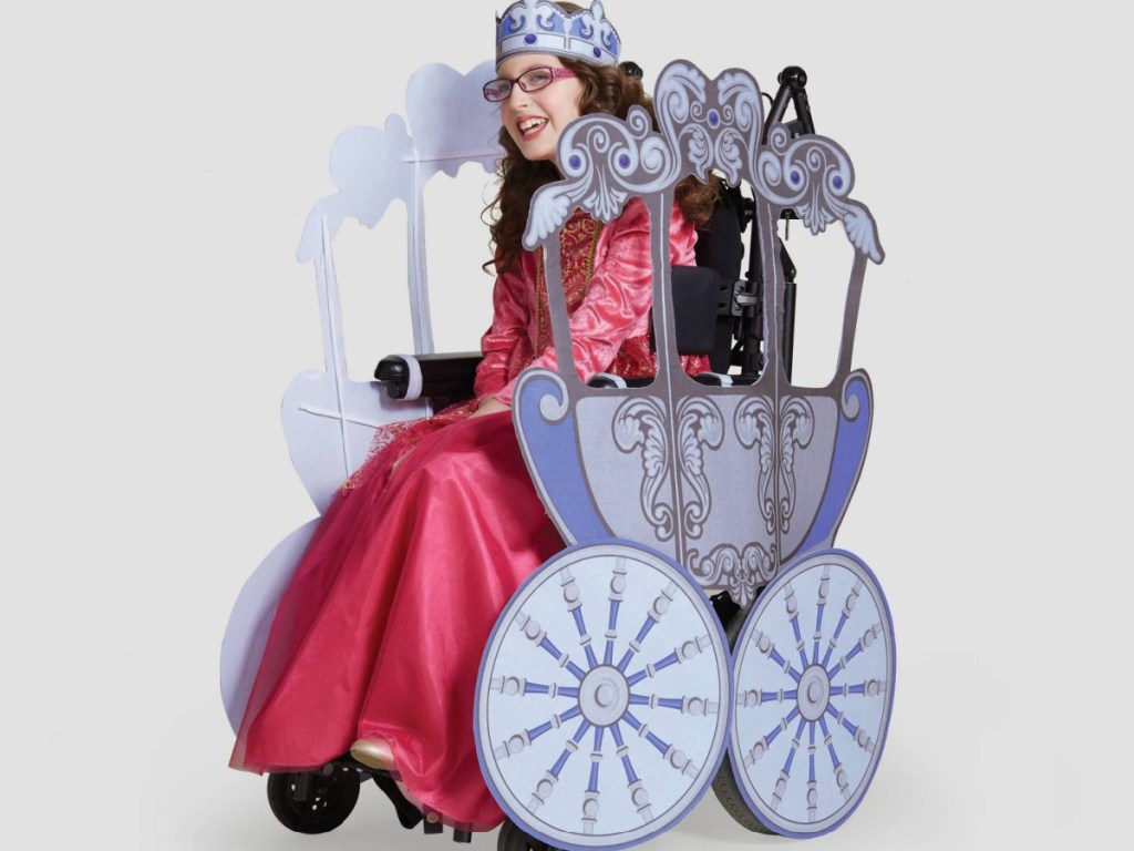 Hyde & EEK Kids' Adaptive Princess Carriage Halloween Costume Wheelchair Cover