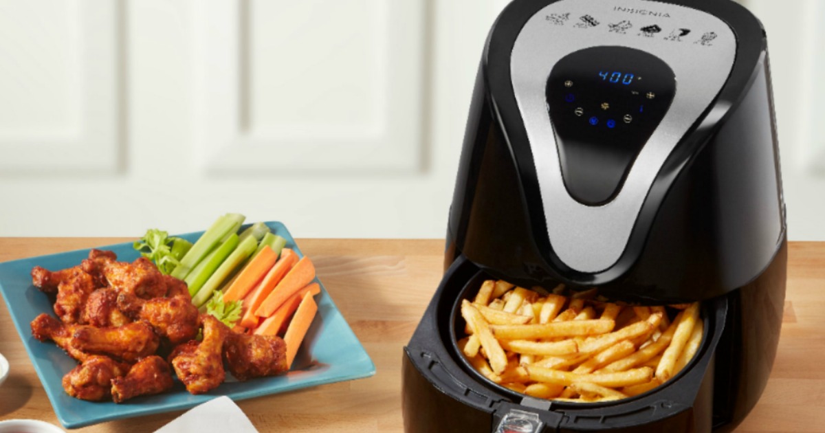 Insignia Digital Air Fryer Just 29.99 on BestBuy Regularly 100 Over 1 500 5 Star Reviews