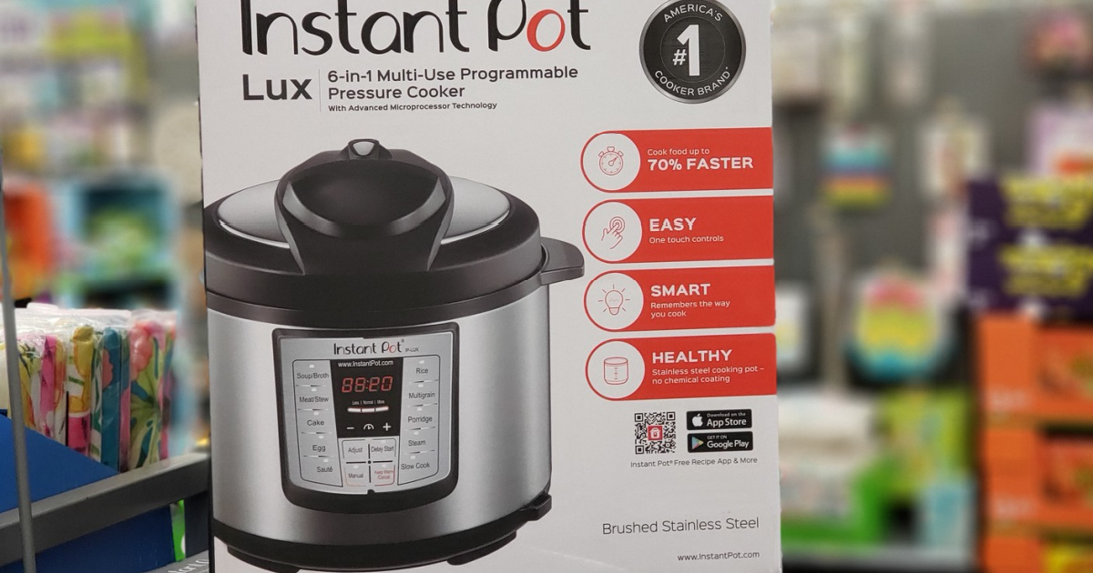 Instant Pot Lux 8 Quart Pressure Cooker Only 69.98 Shipped for