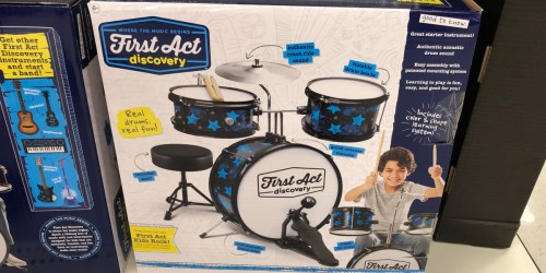 First Act Discovery Drum Set Only $38 Shipped (Regularly $100)