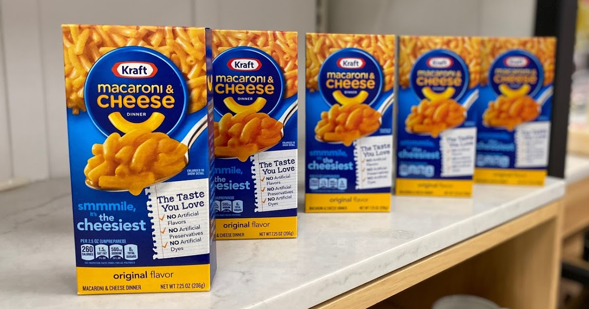 Kraft Mac & Cheese Family Size Box Only $1.55 Shipped on Amazon