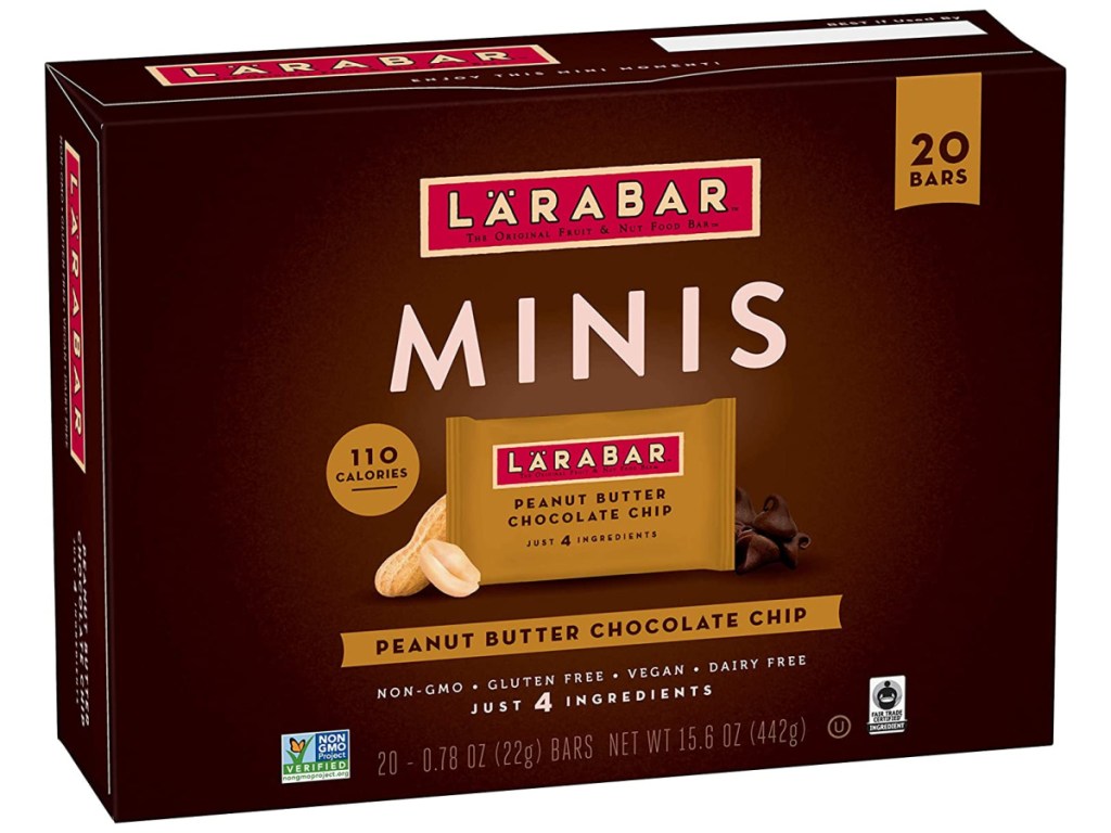 Larabar 20-Count Mini Peanut butter Chocolate Chip Energy Bars