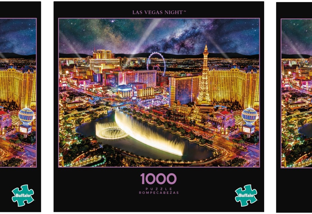 Large box of a Las Vegas-themed puzzle