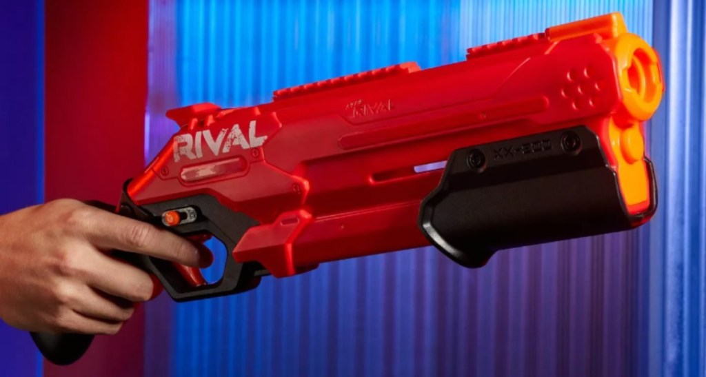 red NERf gun