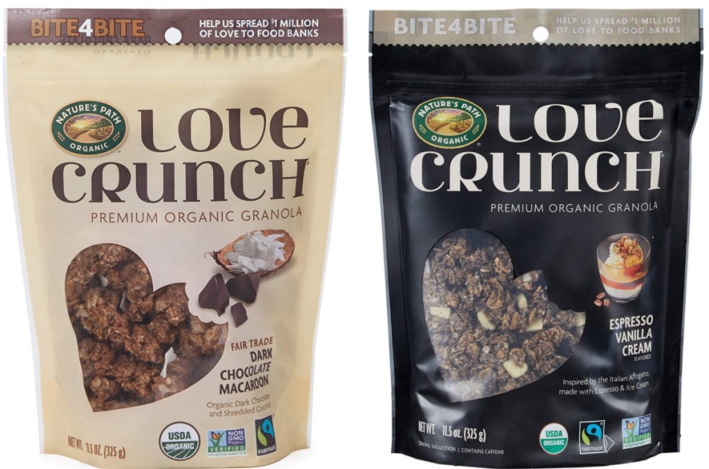 Nature's path love crunch bags