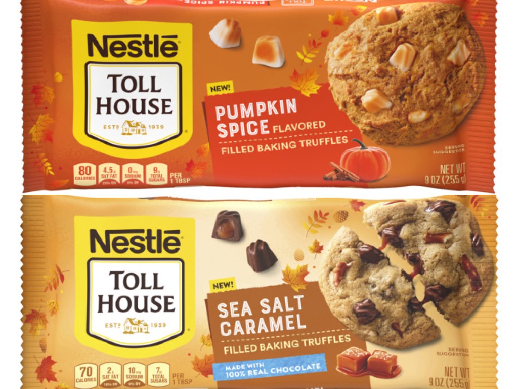 stock images of seasonal nestle bits packaging