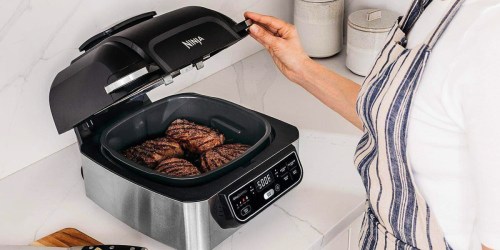 Ninja Foodi Pro 5-in-1 Indoor Grill & Air Fryer w/ Instant Read Thermometer Only $159.99 Shipped on Amazon (Regularly $270)