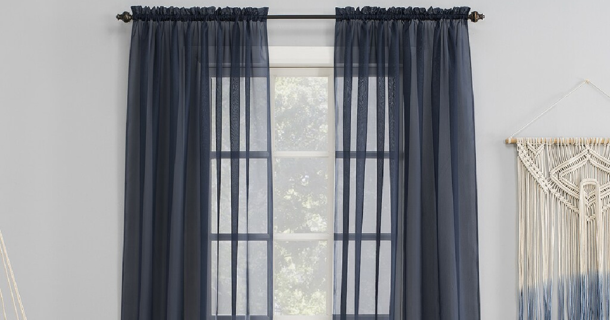 Curtains from 4 Shipped for Kohl's Cardholders Sheer