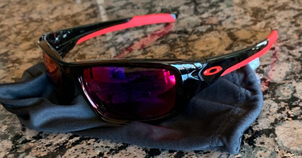 Oakley Men's Valve Sunglasses sitting on kitchen counter