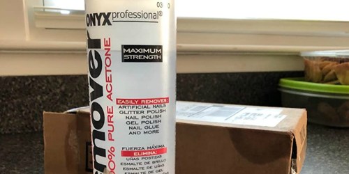 Onyx Professional 100% Acetone Nail Polish Remover 2-Pack Only $4.96 on Walmart.com