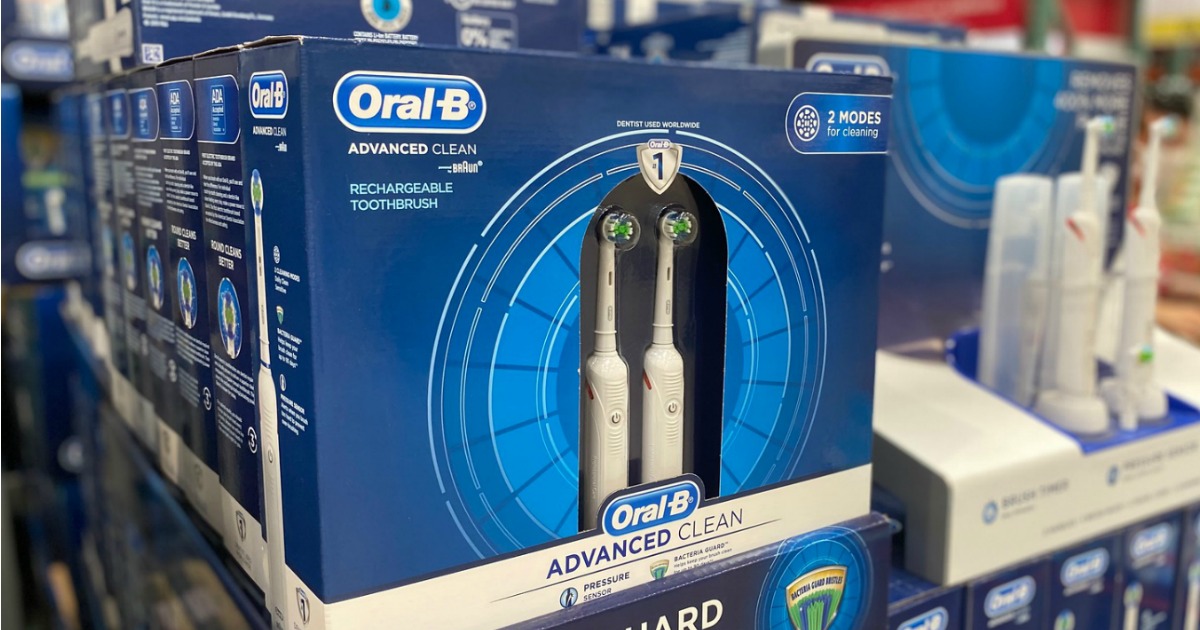 Oral B Rechargeable Toothbrush 2 Pack Only 49 99 After Rebate At Costco Regularly 100 Hip2save