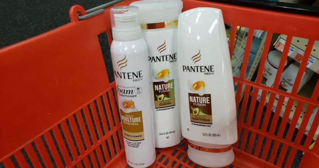 three Pantene products in CVS basket