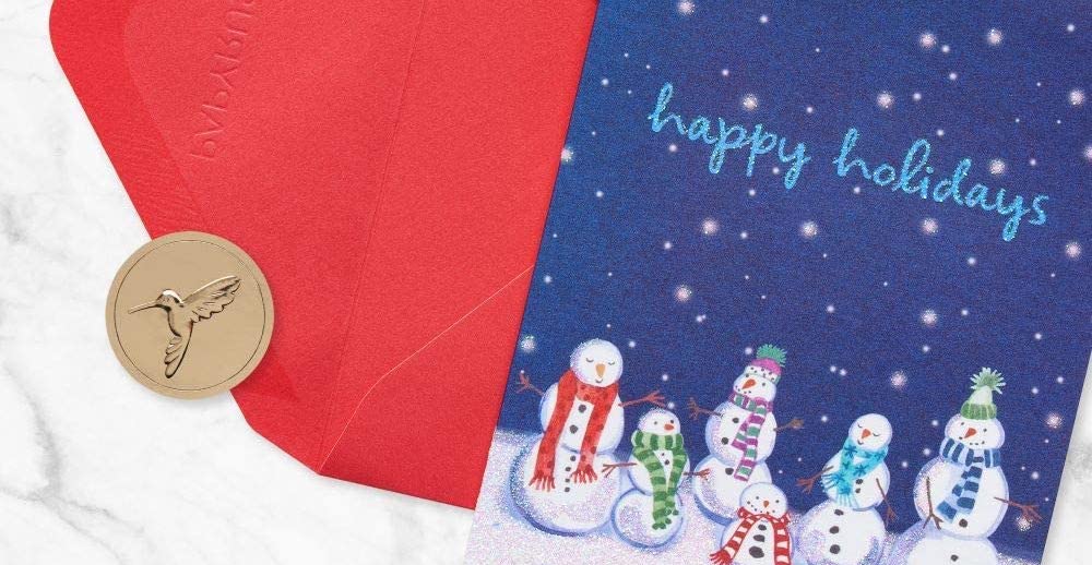 snowman card with envelope
