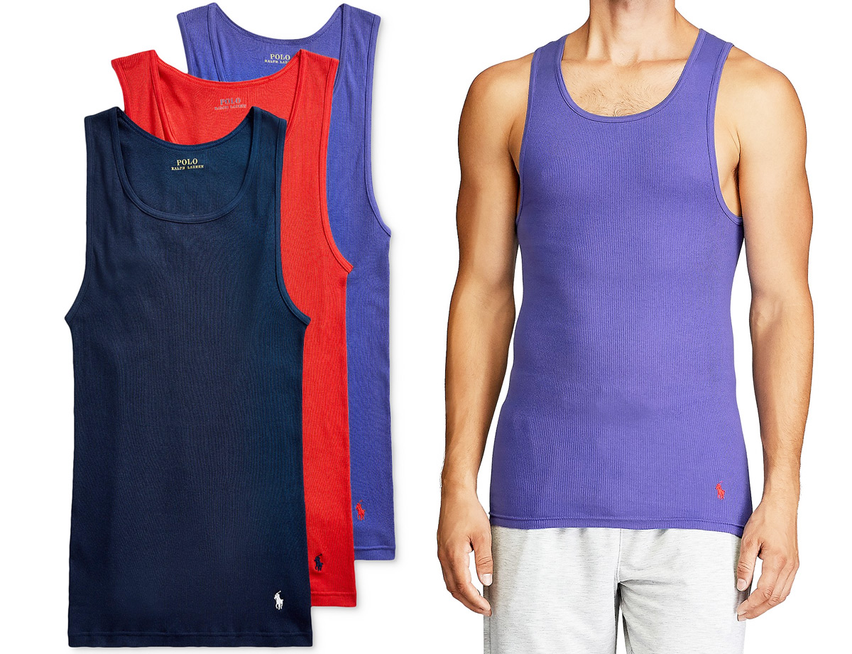 ralph lauren sleeveless shirt mens