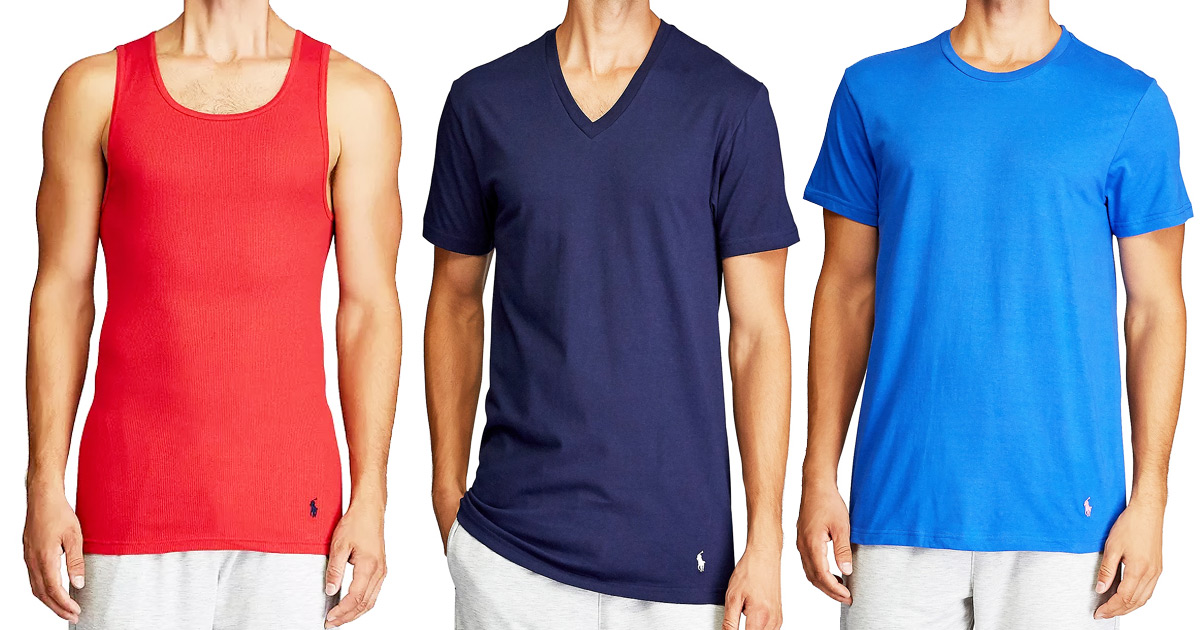 Polo Ralph Lauren Men's Shirts, Tank Tops, & Boxers 3-Packs Only $19 on ...
