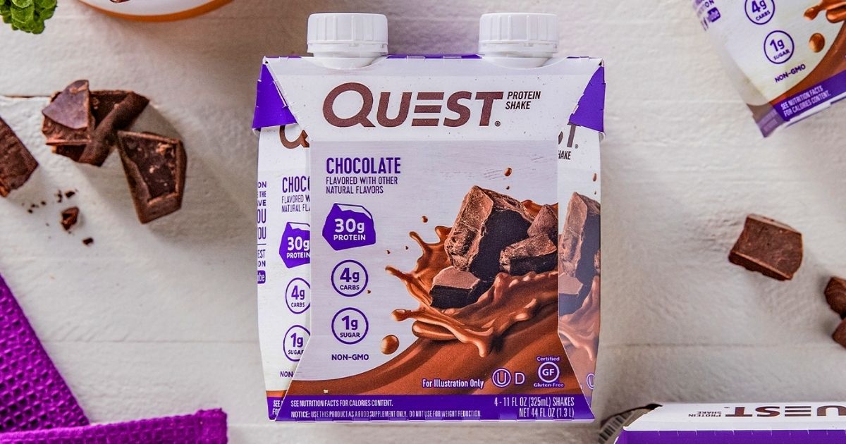 Quest Chocolate Protein Shake 12Count Only 14.64 on Amazon (Regularly